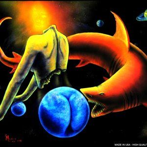 Blacklight Poster UV Trippy Hippie Room Decor Wall Art Psychedelic Black Light